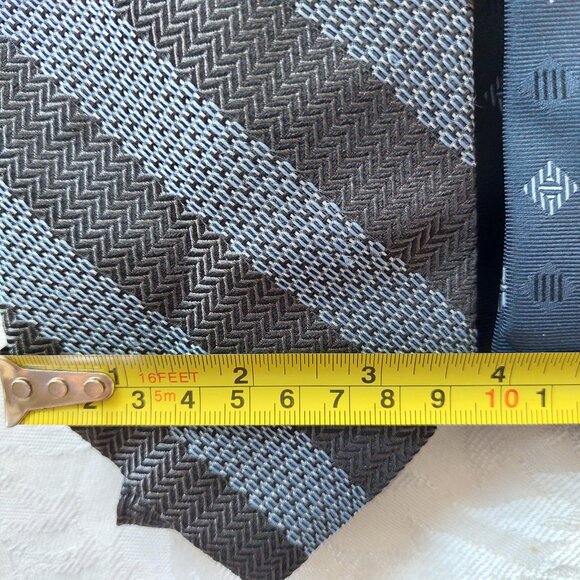 Bellissimo Moda Italia Silk Ties Set of Two Men's 3.875" - Picture 4 of 6